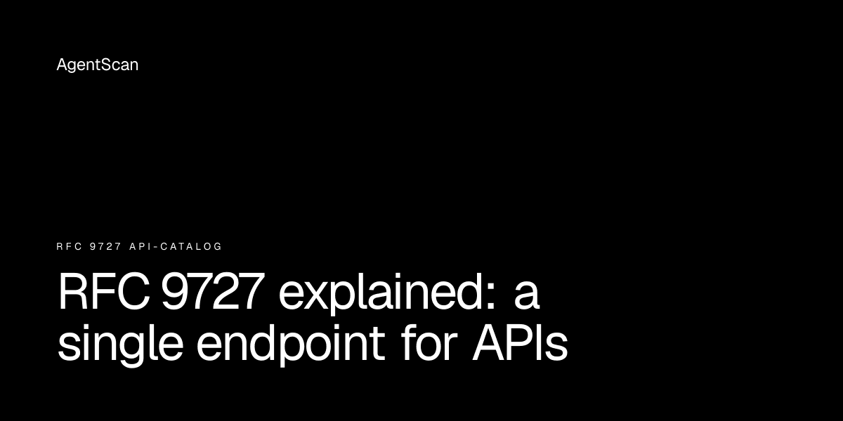 RFC 9727 explained: a single endpoint for APIs
